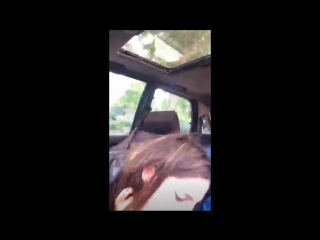 cumshot in road slut's mouth